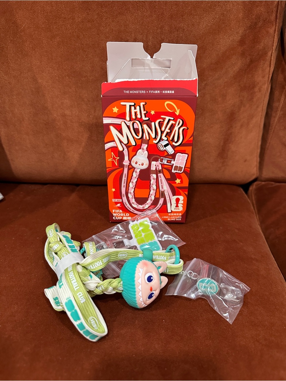 Kids Toy Plush Monster Lanyard - Green